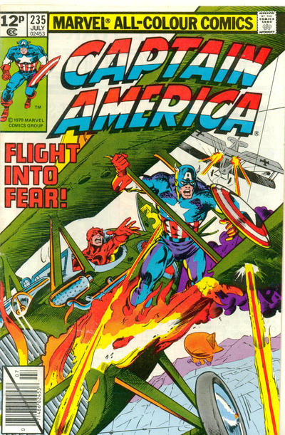 Cover for Captain America (Marvel, 1968 series) #235 [British]