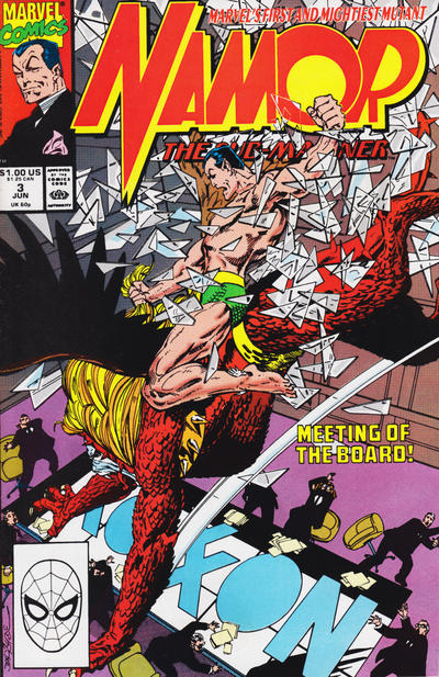 Cover for Namor, the Sub-Mariner (Marvel, 1990 series) #3 [Direct]