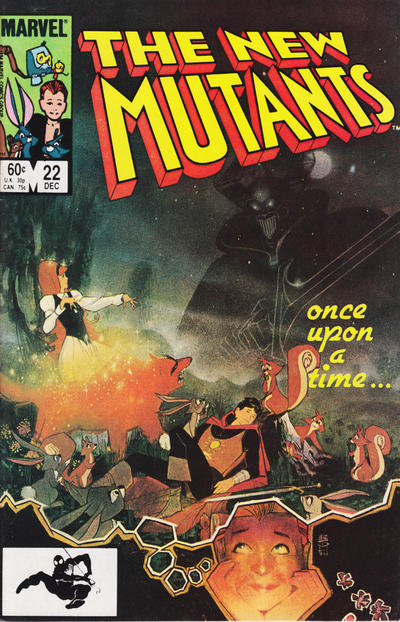 Cover for The New Mutants (Marvel, 1983 series) #22 [Direct]