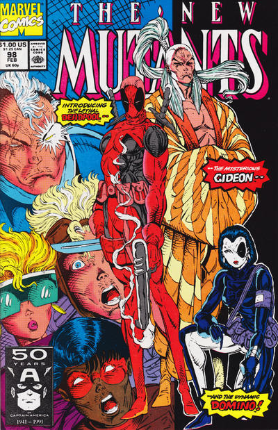 Cover for The New Mutants (Marvel, 1983 series) #98 [Direct]