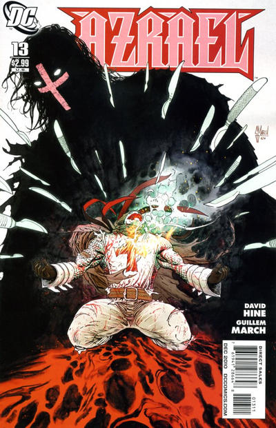 Cover for Azrael (DC, 2009 series) #13