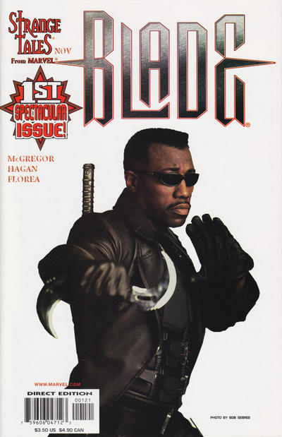 Cover for Blade (Marvel, 1998 series) #1 [Photo Cover]