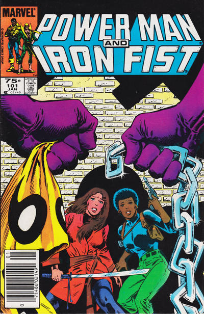 Cover for Power Man and Iron Fist (Marvel, 1981 series) #101 [Newsstand]