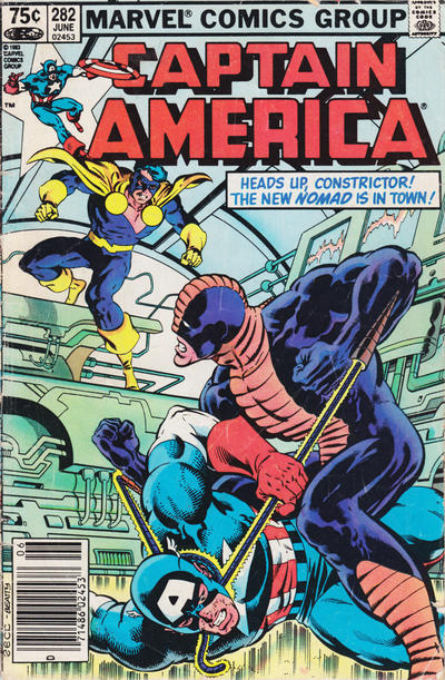 Cover for Captain America (Marvel, 1968 series) #282 [Canadian]