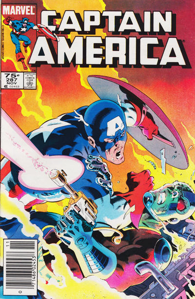 Cover for Captain America (Marvel, 1968 series) #287 [Canadian]