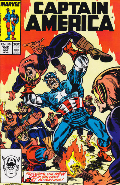 Cover for Captain America (Marvel, 1968 series) #335 [Direct]