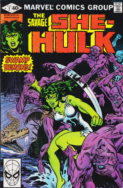 Cover for The Savage She-Hulk (Marvel, 1980 series) #7 [Direct]