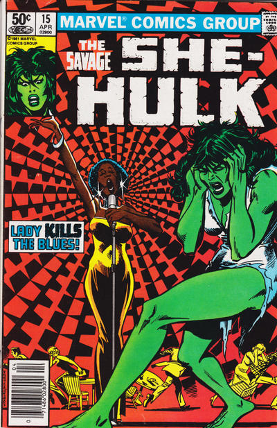 Cover for The Savage She-Hulk (Marvel, 1980 series) #15 [Newsstand]