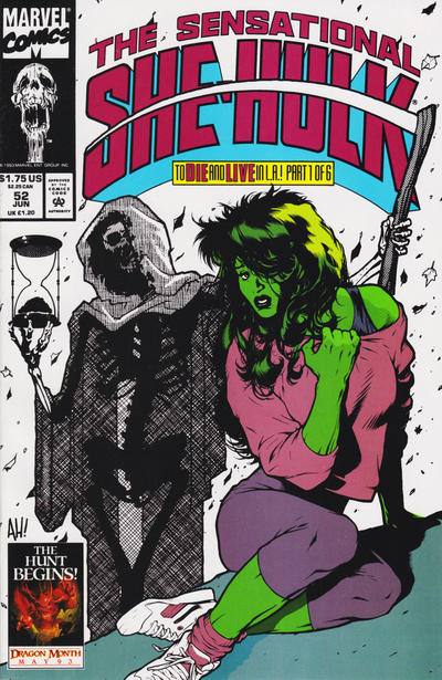 Cover for The Sensational She-Hulk (Marvel, 1989 series) #52