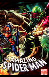 Cover for The Amazing Spider-Man (Marvel, 1999 series) #645 [Variant Edition - Bryan Hitch Wraparound Cover]