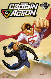 Cover for Captain Action Comics (Moonstone, 2008 series) #3 [Cover A Modern]