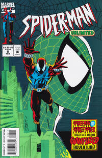 Cover for Spider-Man Unlimited (Marvel, 1993 series) #8 [Direct Edition]