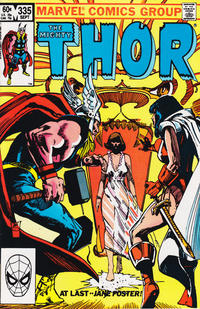 Cover for Thor (Marvel, 1966 series) #335 [Direct]