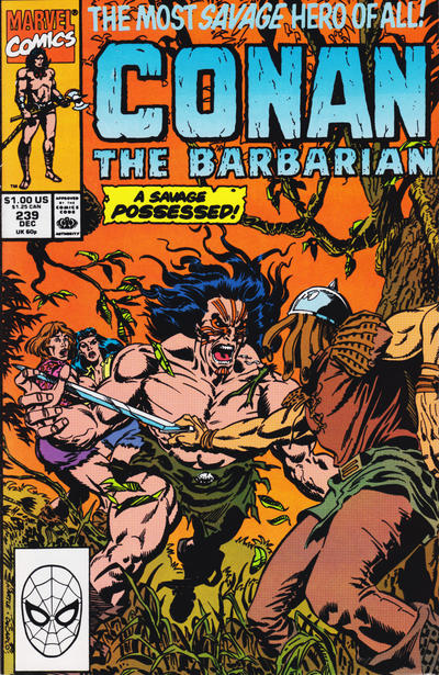 Cover for Conan the Barbarian (Marvel, 1970 series) #239 [Direct]