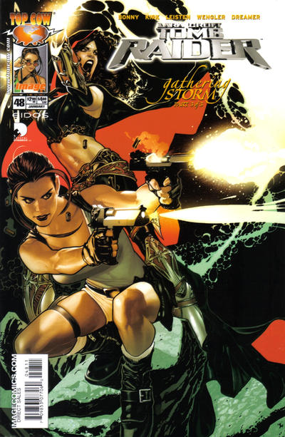 Cover for Tomb Raider: The Series (Image, 1999 series) #48 [Cover A - Hughes]