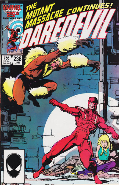 Cover for Daredevil (Marvel, 1964 series) #238 [Direct]