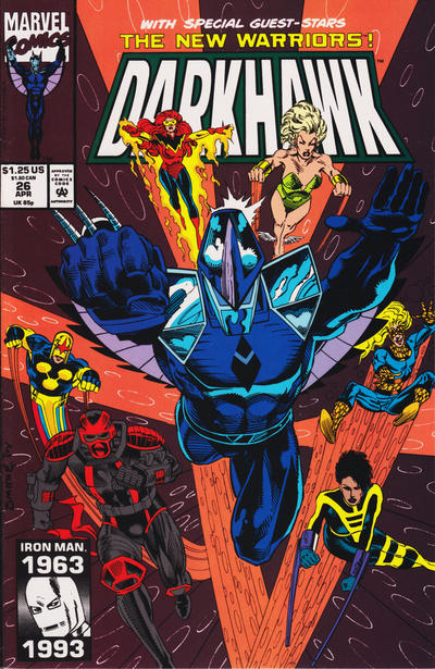 Cover for Darkhawk (Marvel, 1991 series) #26 [Direct]