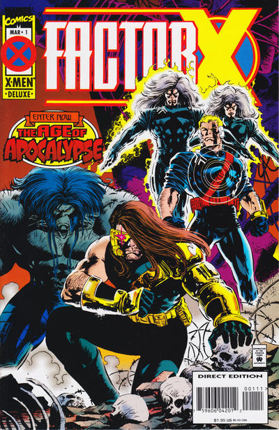 Cover for Factor-X (Marvel, 1995 series) #1 [Direct Edition]
