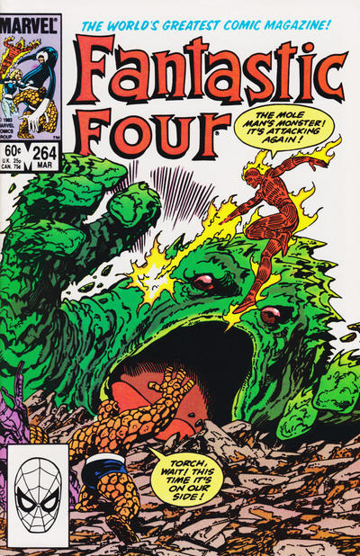 Cover for Fantastic Four (Marvel, 1961 series) #264 [Direct]