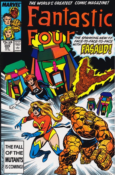 Cover for Fantastic Four (Marvel, 1961 series) #309 [Direct]