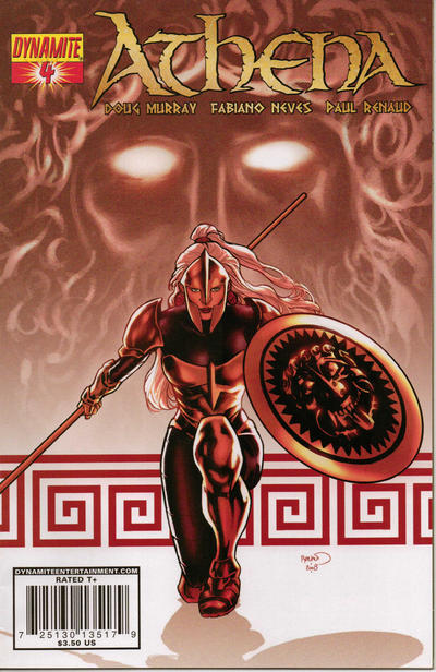 Cover for Athena (Dynamite Entertainment, 2009 series) #4 [Cover A Paul Renaud]