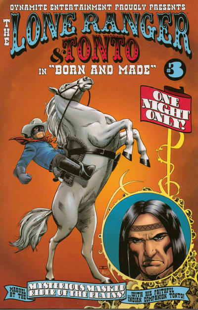 Cover for The Lone Ranger & Tonto (Dynamite Entertainment, 2008 series) #3
