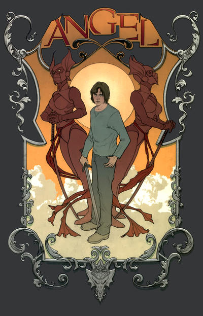 Cover for Angel (IDW, 2009 series) #30 [Retailer Incentive Cover - Jenny Frison Virgin Variant (1 in 10)]