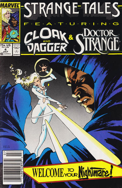 Cover for Strange Tales (Marvel, 1987 series) #4 [Newsstand]