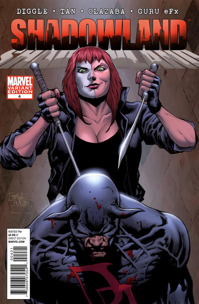 Cover for Shadowland (Marvel, 2010 series) #4 [Variant Cover]