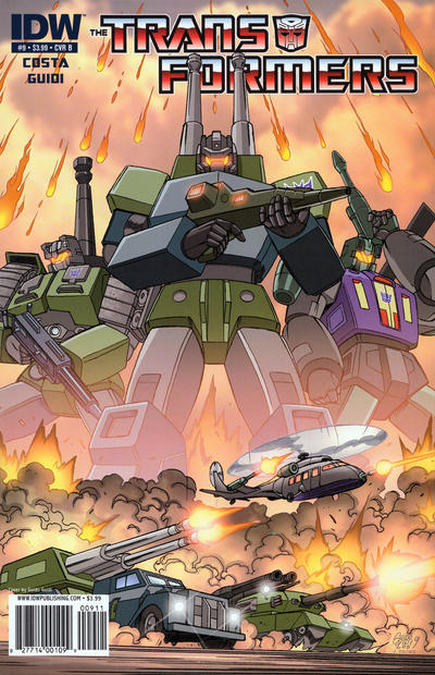 Cover for The Transformers (IDW, 2009 series) #9 [Cover B]