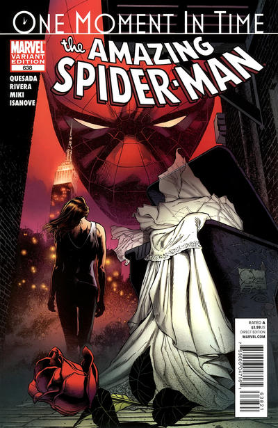 Cover for The Amazing Spider-Man (Marvel, 1999 series) #638 [Variant Edition - Joe Quesada Cover]