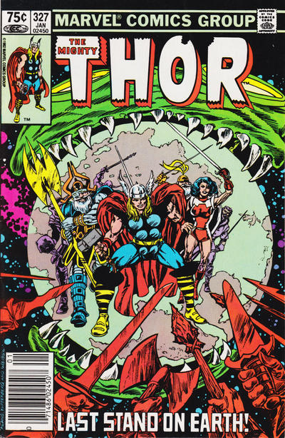 Cover for Thor (Marvel, 1966 series) #327 [Canadian]