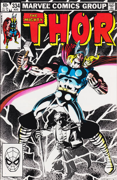 Cover for Thor (Marvel, 1966 series) #334 [Direct]