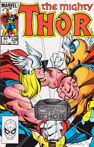 Cover for Thor (Marvel, 1966 series) #338 [Direct]