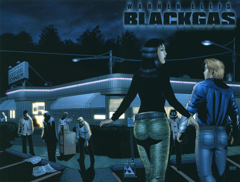 Cover for Warren Ellis Blackgas (Avatar Press, 2006 series) #1 [Wraparound Cover]