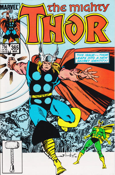 Cover for Thor (Marvel, 1966 series) #365 [Direct]