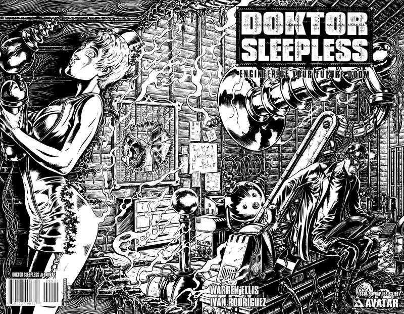 Cover for Doktor Sleepless (Avatar Press, 2007 series) #9 [Wrap]
