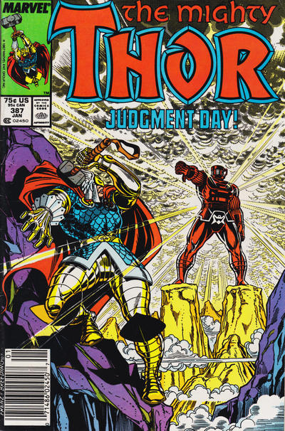 Cover for Thor (Marvel, 1966 series) #387 [Newsstand]