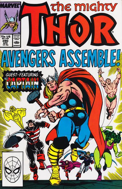 Cover for Thor (Marvel, 1966 series) #390 [Direct]