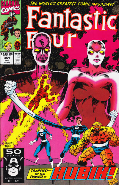 Cover for Fantastic Four (Marvel, 1961 series) #351 [Direct]