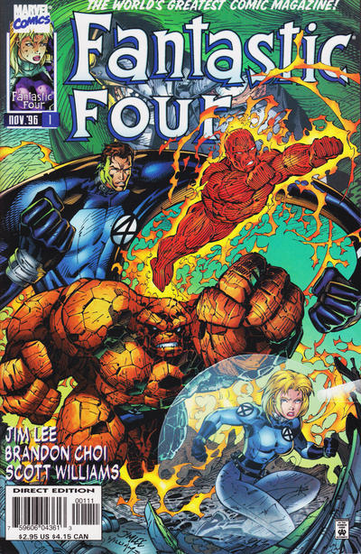 Cover for Fantastic Four (Marvel, 1996 series) #1 [Cover A]