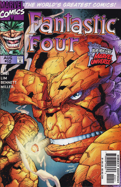Cover for Fantastic Four (Marvel, 1996 series) #10 [Direct Edition]