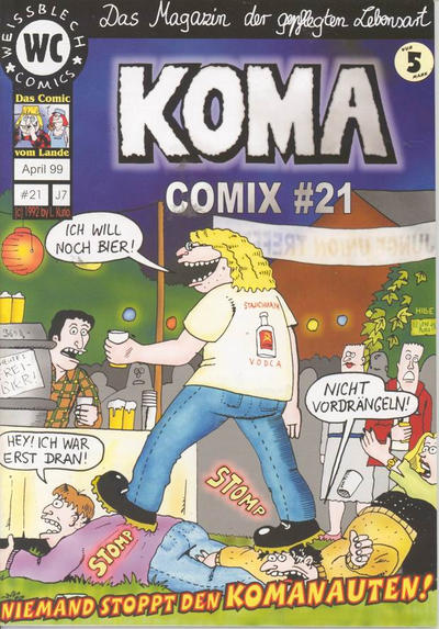 Cover for Koma Comix (Weissblech Comics, 1993 series) #21