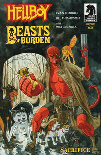 Cover Thumbnail for Hellboy / Beasts of Burden: Sacrifice (Dark Horse, 2010 series) 