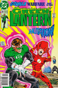 Cover for Green Lantern (DC, 1990 series) #31 [Newsstand]