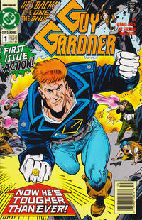 Cover Thumbnail for Guy Gardner (DC, 1992 series) #1 [Newsstand]