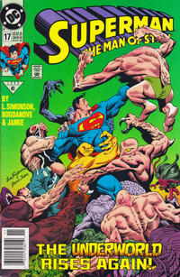 Cover Thumbnail for Superman: The Man of Steel (DC, 1991 series) #17 [Newsstand]