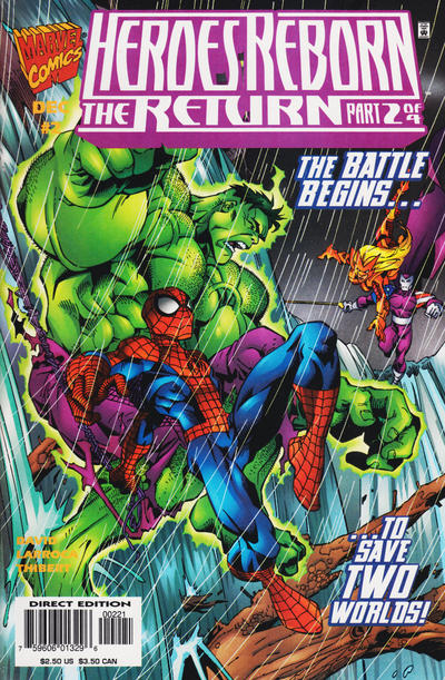 Cover for Heroes Reborn: The Return (Marvel, 1997 series) #2 [Variant Edition]