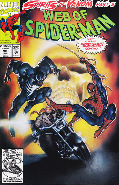 Cover for Web of Spider-Man (Marvel, 1985 series) #96 [Direct]