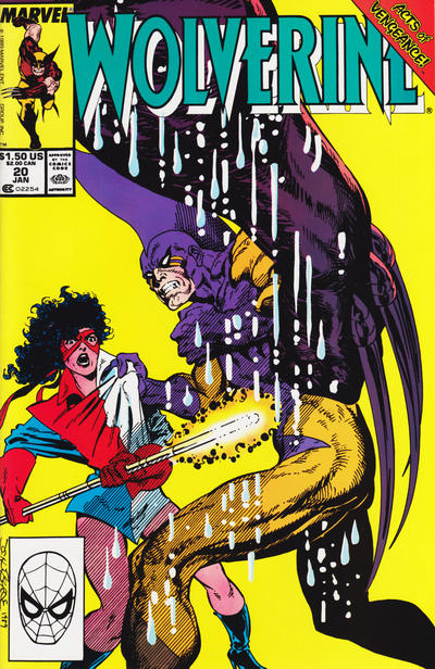 Cover for Wolverine (Marvel, 1988 series) #20 [Direct]